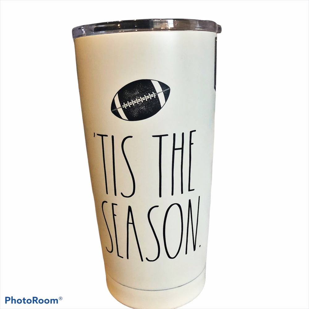 NEW Rae Dunn 🏈 ‘TIS THE SEASON SS Tumbler